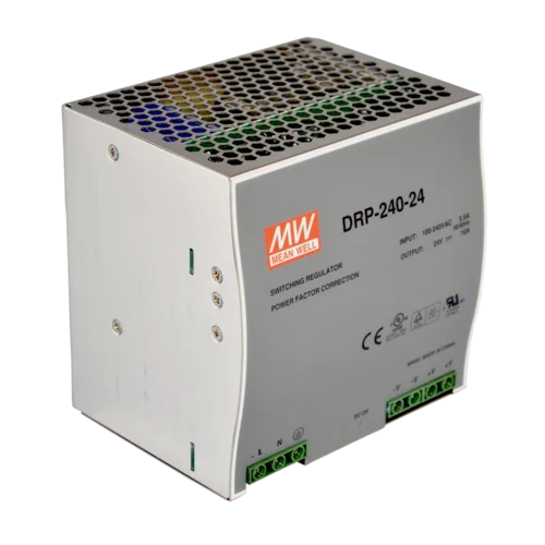 DRP-240-48 Блок питания на DIN-рейку, 48В, 5А, 240Вт Mean Well DRP-240-48 Блок питания на DIN-рейку, 48В, 5А, 240Вт Mean Well